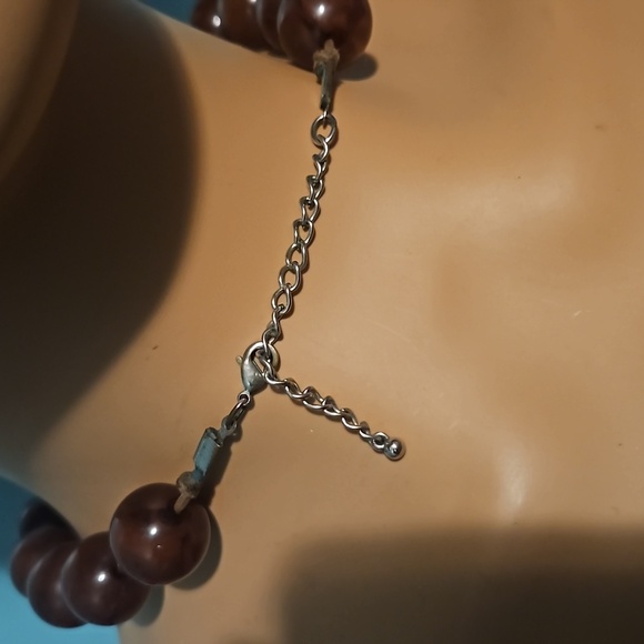 Huge Beaded Choker Necklace - Picture 4 of 4